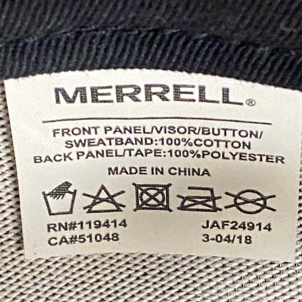 Merrell Navy and Blue Mesh Cap - Picture 7 of 7